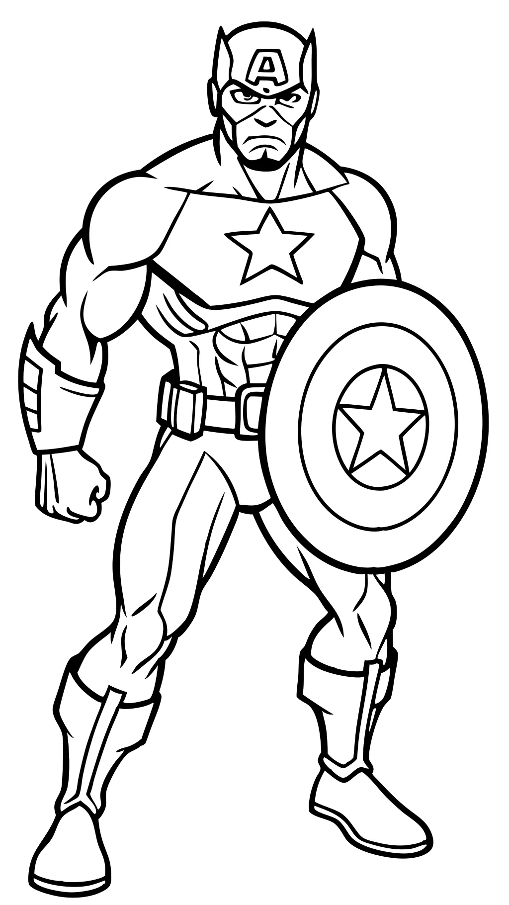 Páginas para colorear de Avenger